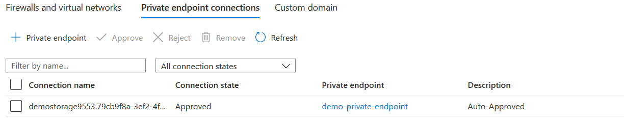 Creating private endpoint for Azure storage account using Terraform